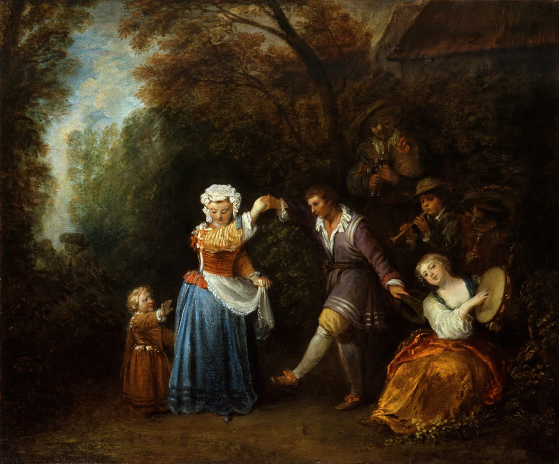 La danza campestre - Antoine Watteau