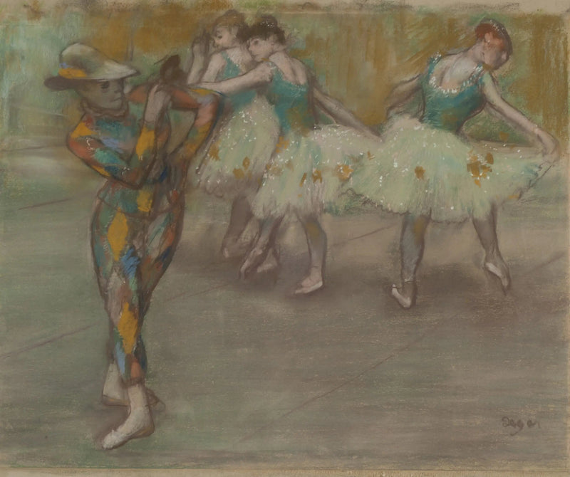 La Danza de Arlequín - Edgar Degas