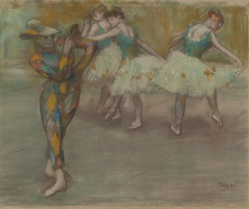 La Danza de Arlequín - Edgar Degas
