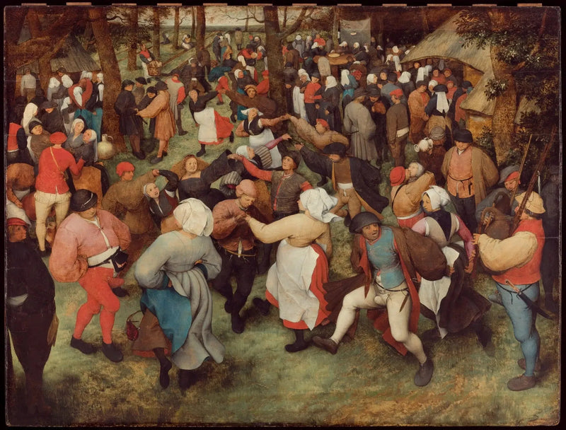 La Danza de la novia al aire libre - Pieter Brueghel el Viejo