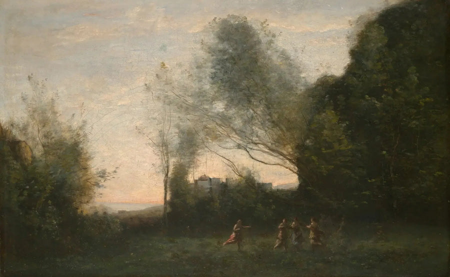 La danza de la ninfa - Jean-Baptiste Camille Corot