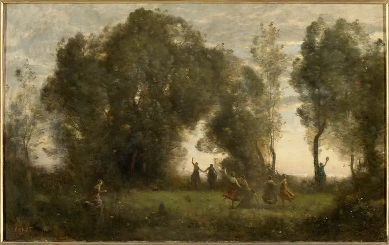La Danza de las Ninfas - Jean-Baptiste Camille Corot