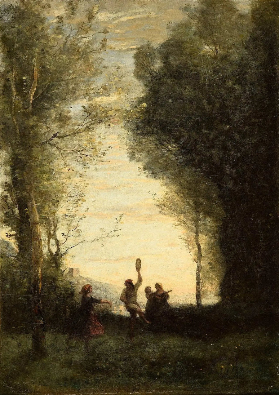 La Danza Italiana - Jean-Baptiste Camille Corot