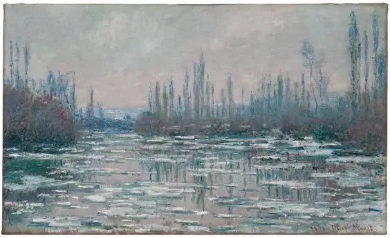 El deshielo - Claude Monet