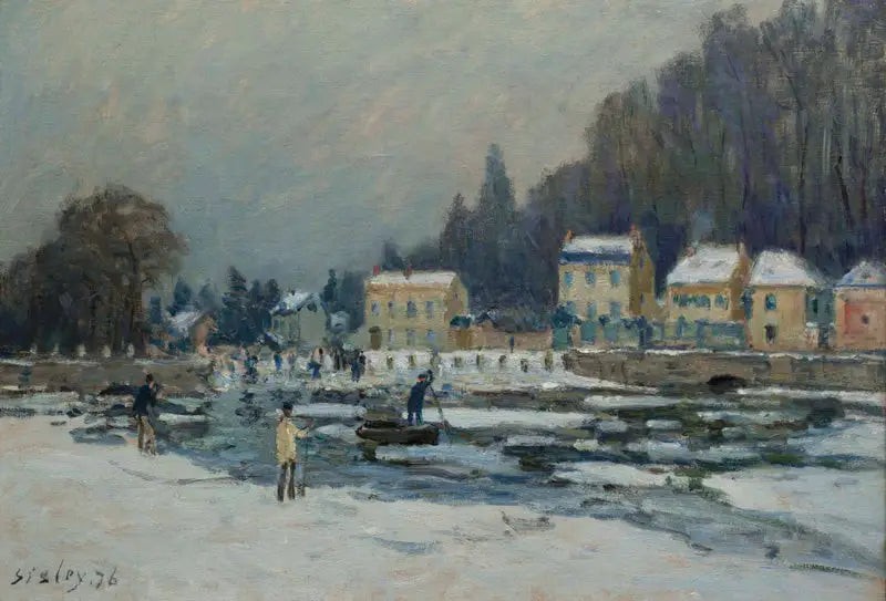 La Debacle del Sena en Port-Marly - Alfred Sisley