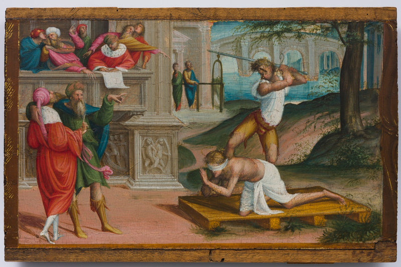 La decapitación de un santo - Gaudenzio Ferrari