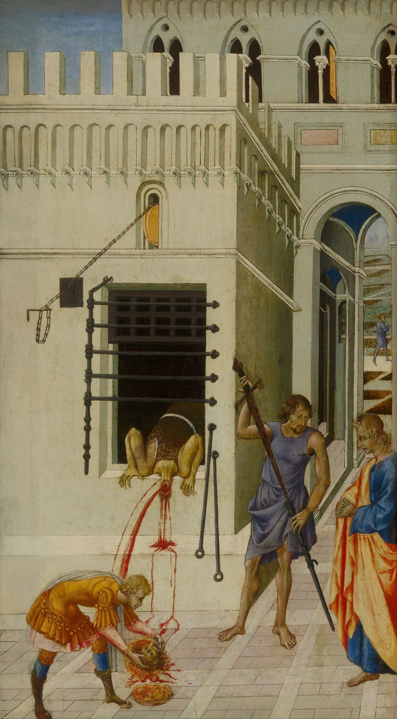 La decapitación de San Juan Bautista - Giovanni di Paolo