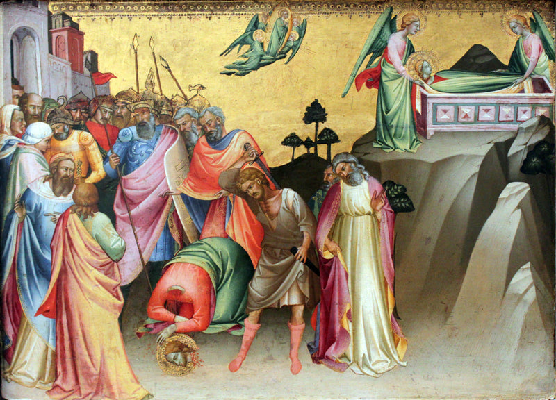 La decapitación de Santa Catalina de Alejandría - Lorenzo Monaco