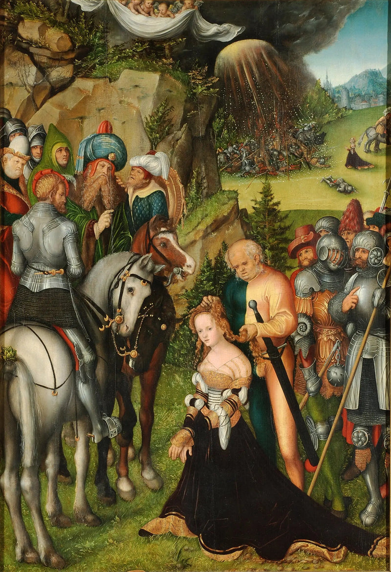 La decapitación de Santa Catalina - Lucas Cranach el Viejo