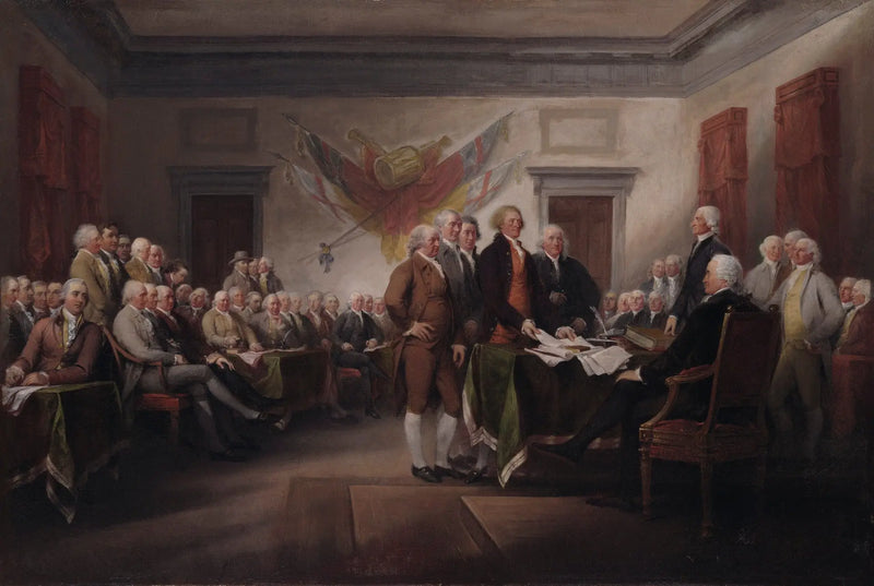 La Declaración de Independencia, 4 de julio de 1776 - John Trumbull