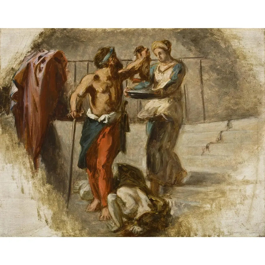 La Decapitación de San Juan Bautista - Eugène Delacroix