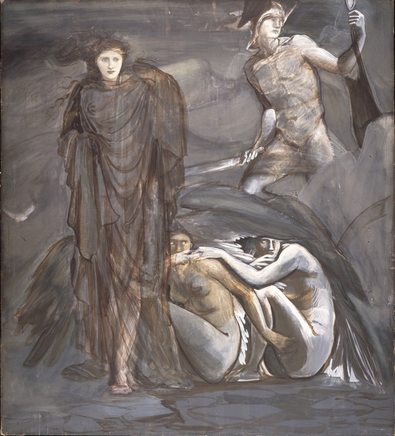 El descubrimiento de Medusa - Edward Burne-Jones