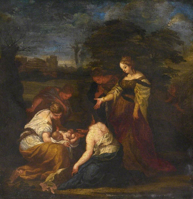El descubrimiento de Moisés en los juncos - Pietro da Cortona