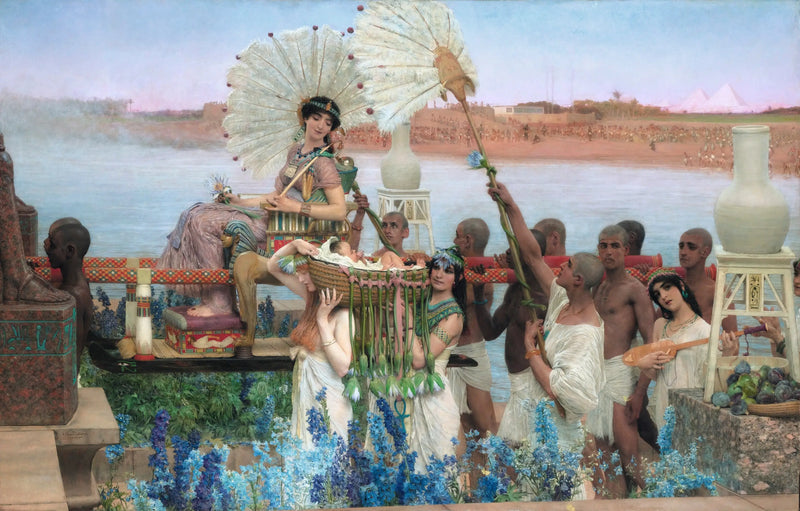 El descubrimiento de Moisés - Lawrence Alma-Tadema