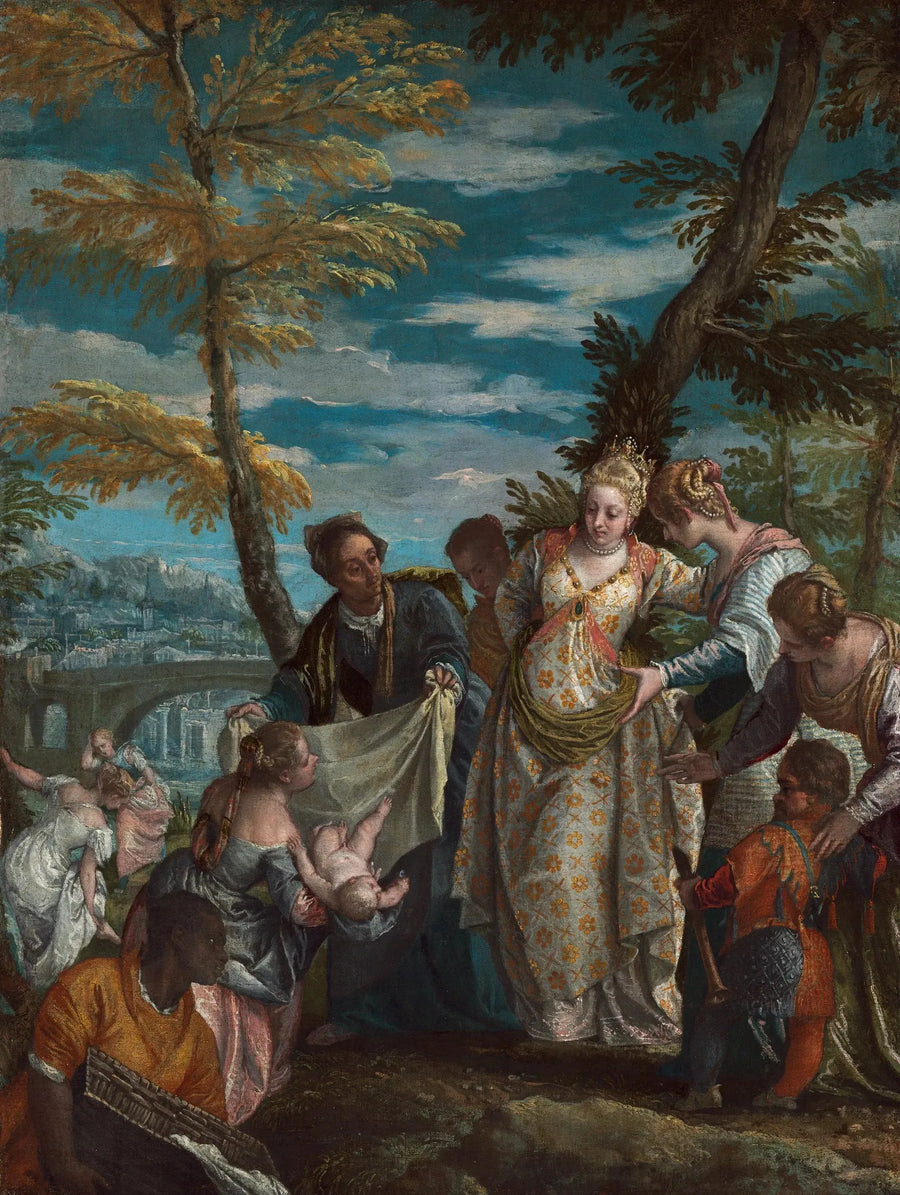El descubrimiento de Moisés - Paolo Veronese