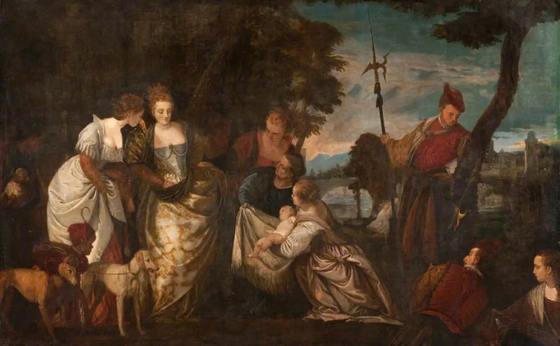 El descubrimiento de Moisés - Paul Véronèse