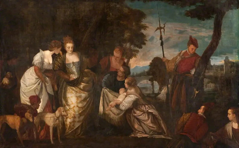 El descubrimiento de Moisés - Paul Véronèse
