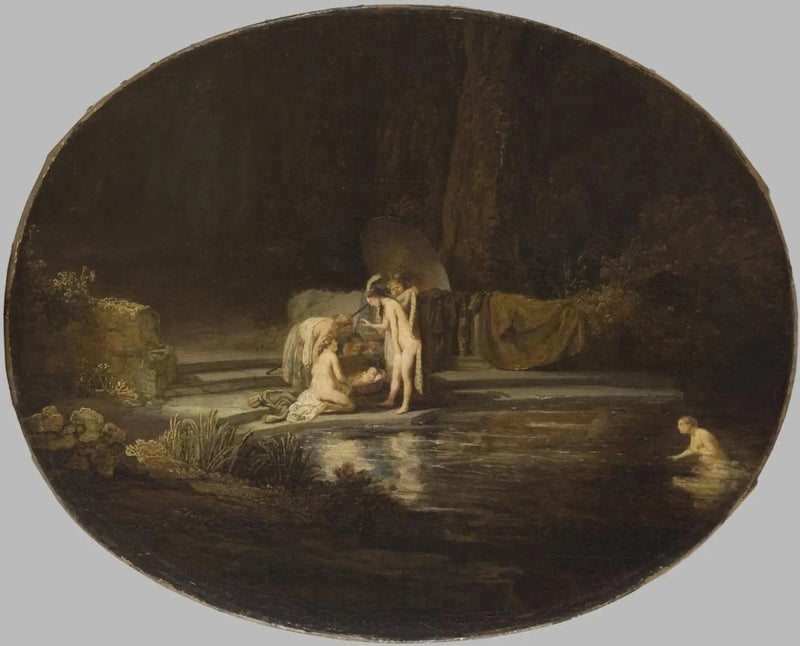 El descubrimiento de Moisés - Rembrandt