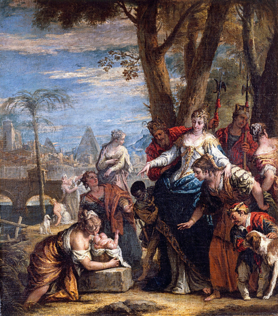 El descubrimiento de Moisés - Sebastiano Ricci