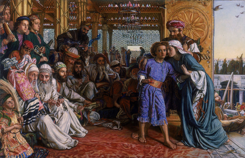 La Descubrimiento del Salvador en el Templo - William Holman Hunt