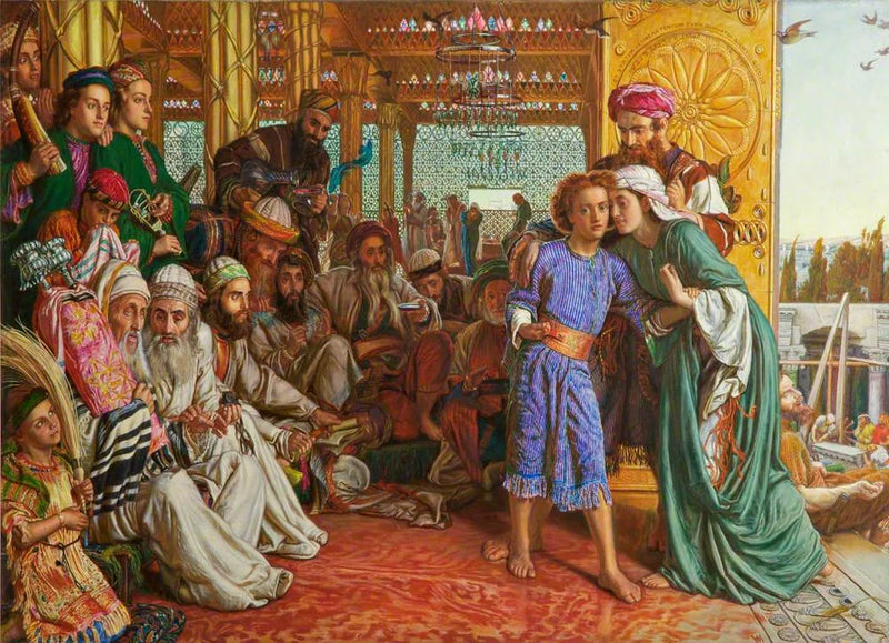 El descubrimiento del Salvador en el Templo - William Holman Hunt