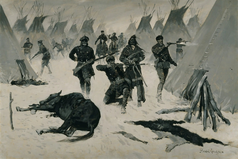 La derrota de Crazy Horse - Frederic Remington
