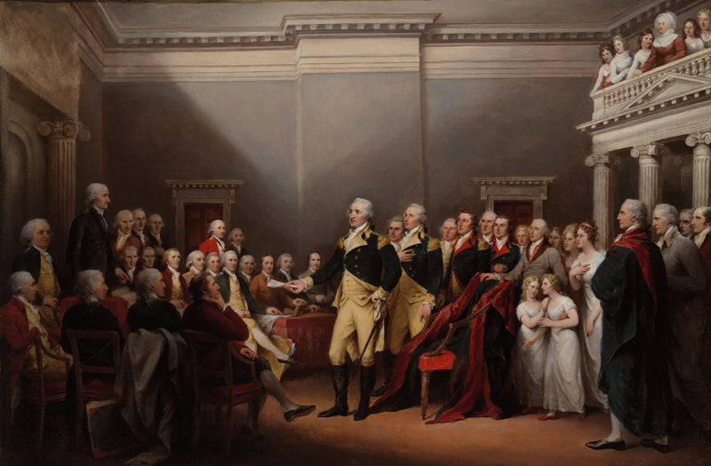 La dimisión del general Washington, el 23 de diciembre de 1783 - John Trumbull