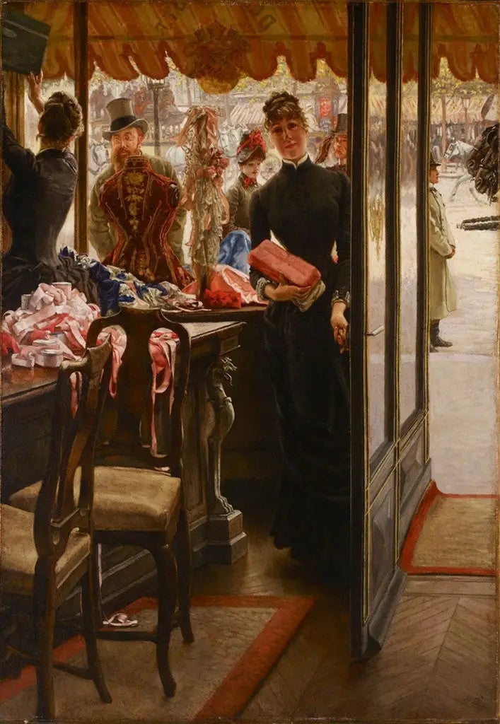 La Dama de la tienda - James Tissot