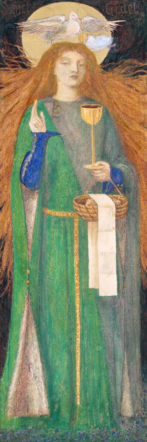 La Dama de Sanct Grael - Dante Gabriel Rossetti
