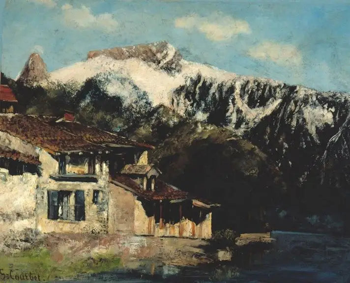 La Diente de Jaman - Gustave Courbet