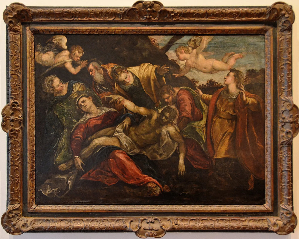 La Déploration du Christ - Jacopo Tintoretto image 1 copie de tableau peinte à la main