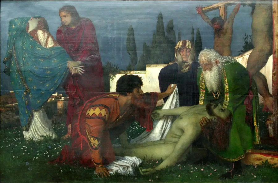 La Deposición - Arnold Böcklin
