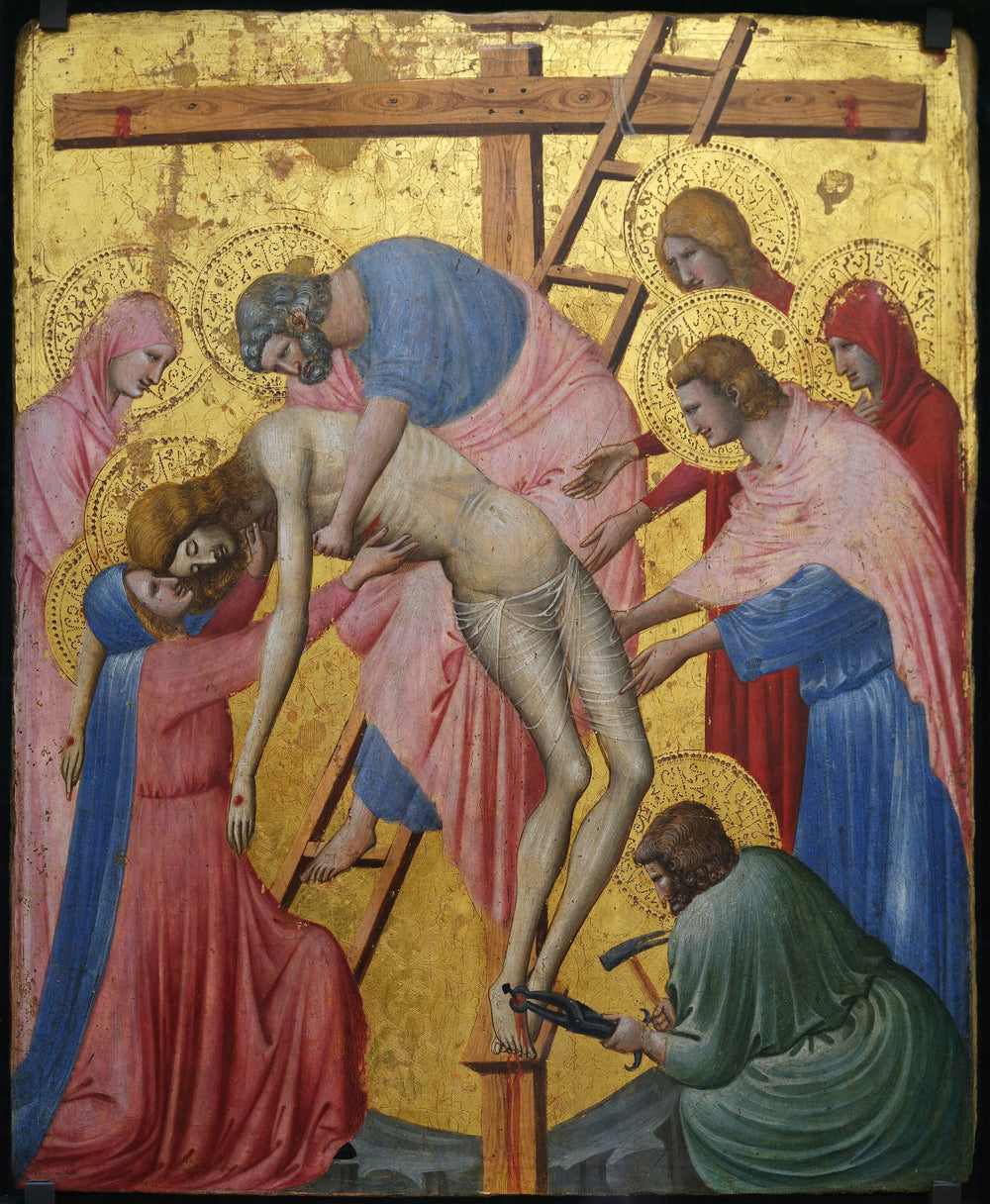La Déposition de Croix - Pietro da Rimini image 1 copie de tableau peinte à la main