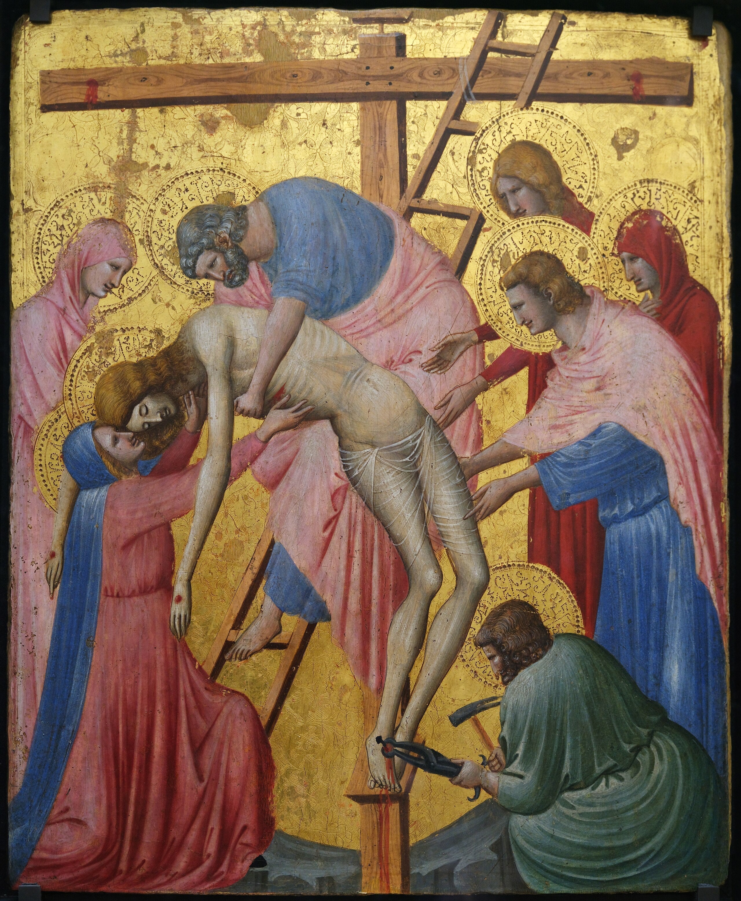 La Déposition de Croix - Pietro da Rimini image 1 copie de tableau peinte à la main