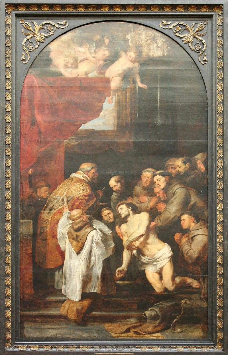 La última comunión de Francisco de Asís - Peter Paul Rubens