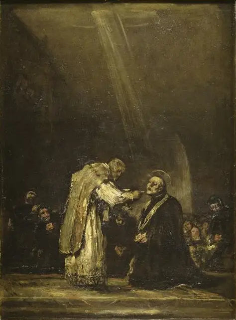 La última comunión de San José de Calasanz - Francisco de Goya