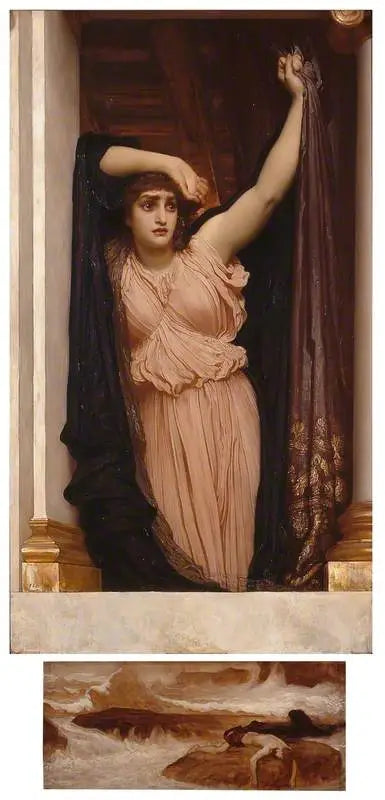 La última vigilia del héroe - Frederic Leighton