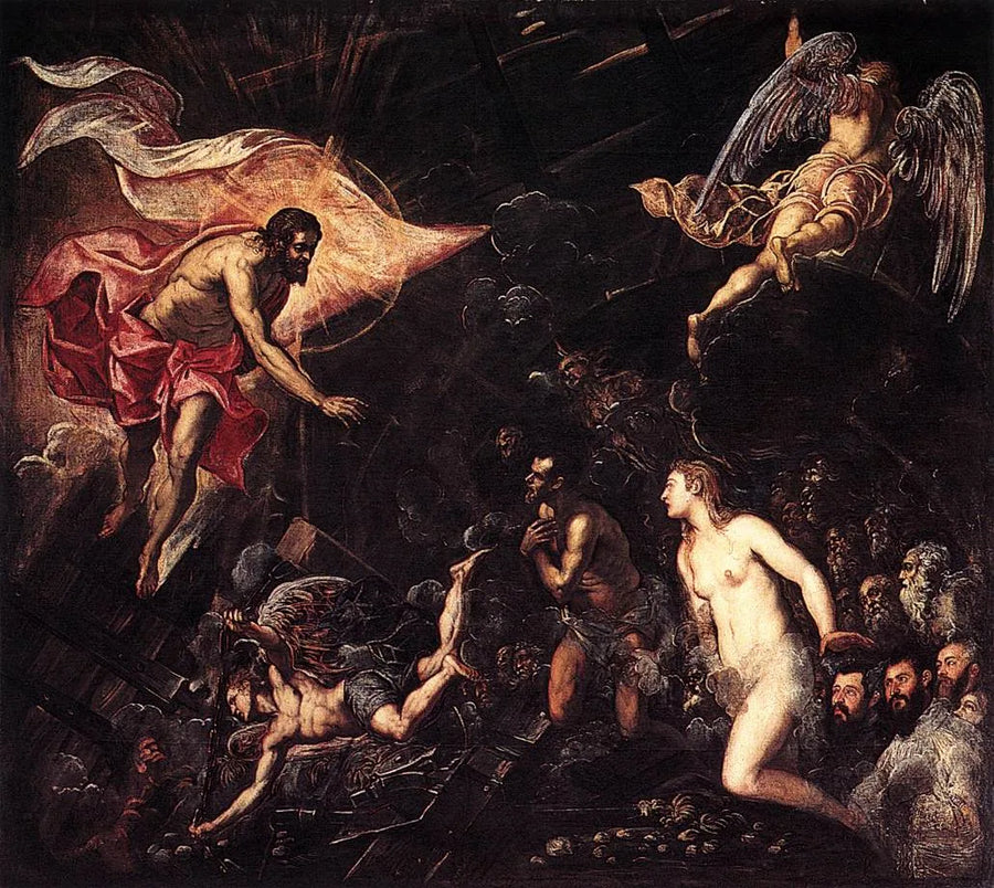 La caída a los infiernos - Jacopo Tintoretto
