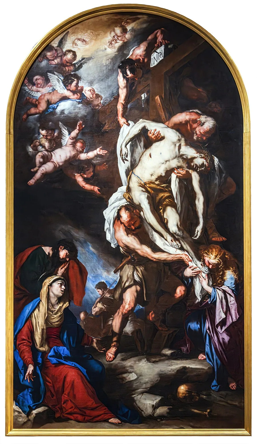La bajada de la Cruz - Luca Giordano