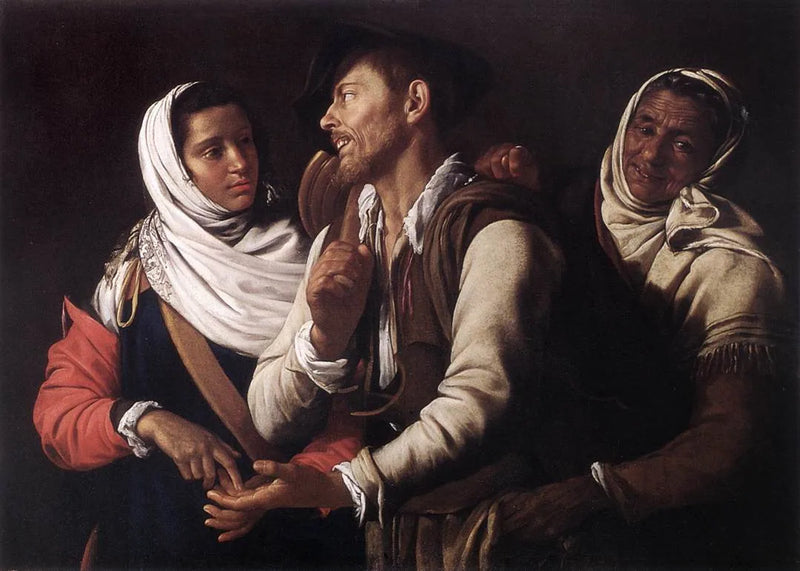 La adivina de la buena suerte - Simon Vouet