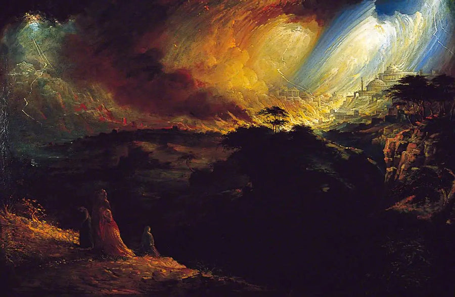 La destrucción de Sodoma y Gomorra - John Martin