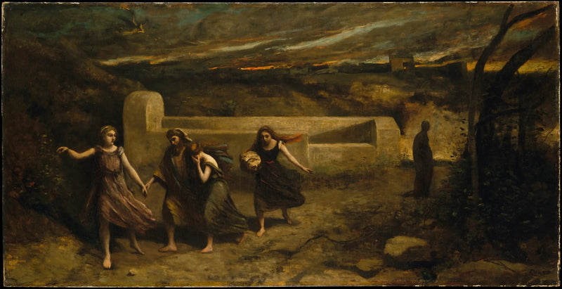 La destrucción de Sodoma - Jean-Baptiste Camille Corot