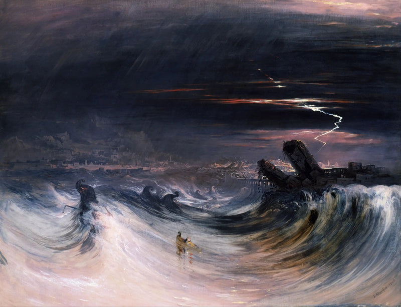 La destrucción de Tyr - John Martin