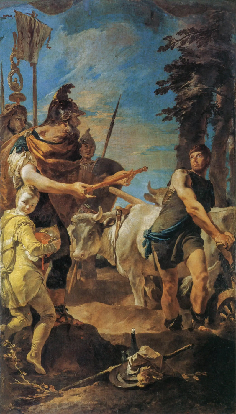 La dictadura ofrecida a Cincinnato - Giovanni Battista Tiepolo