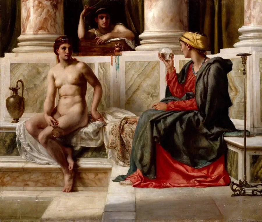 La adivina de la buena suerte - Edward Poynter