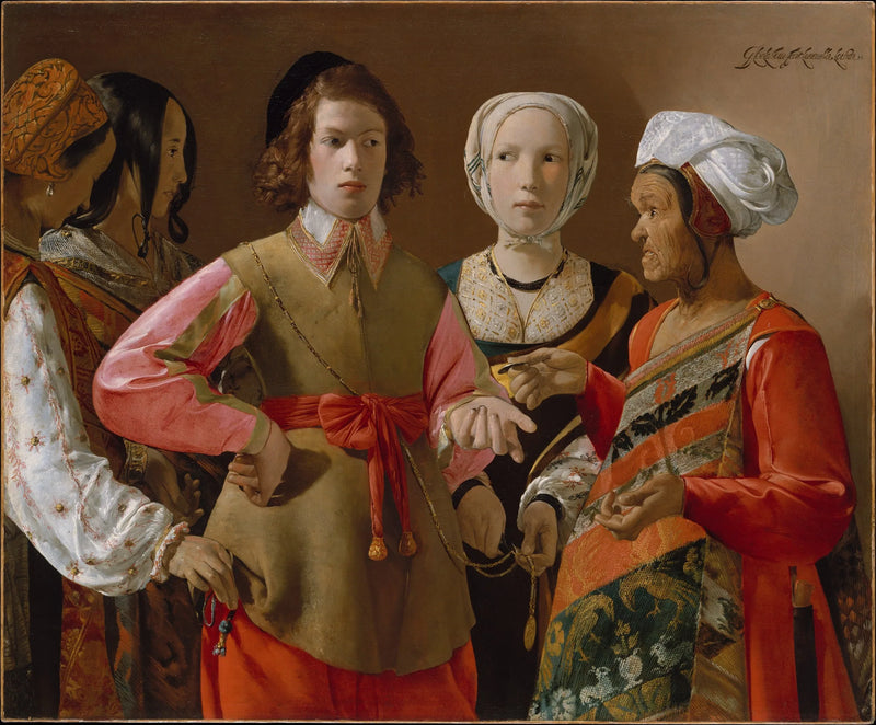 La Adivina de la buena fortuna - Georges de La Tour