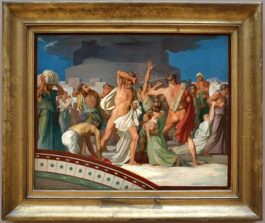 La dispersión de los pueblos - Hippolyte Flandrin