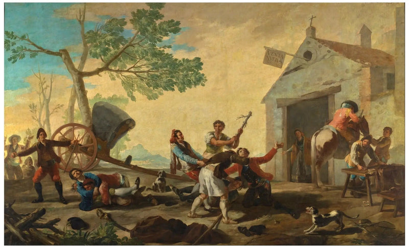 La Disputa en la Nueva Venta - Francisco de Goya