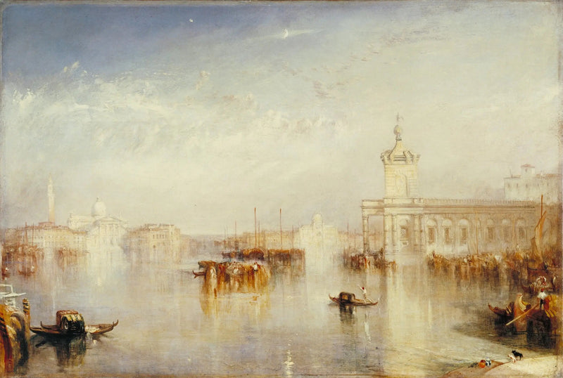 La Aduana, San Giorgio, Citella, de la Plaza de Europa - J. M. W. Turner