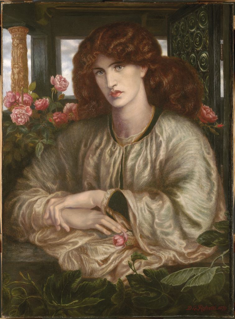 La Dama de la Ventana - Dante Gabriel Rossetti